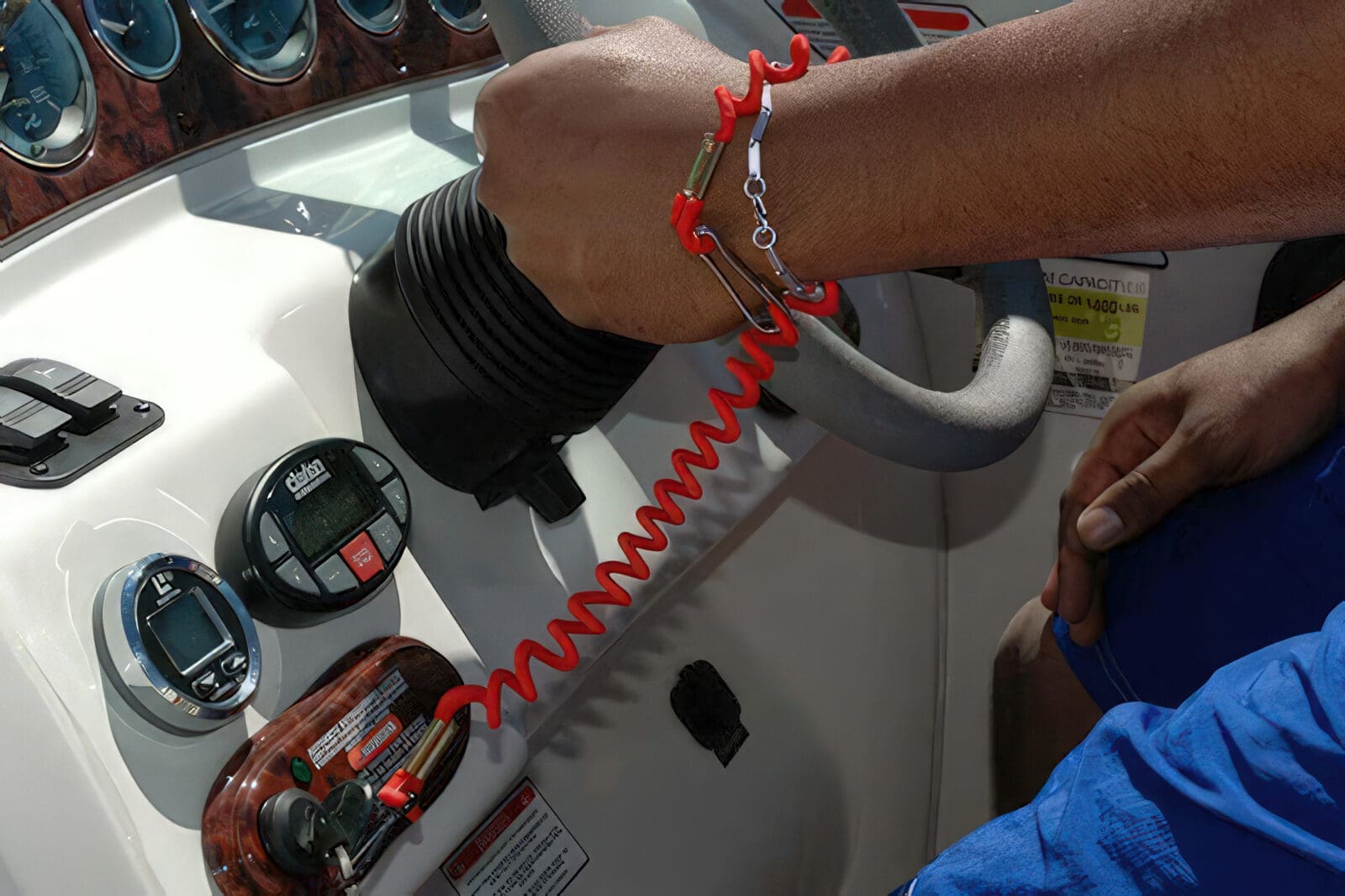 ecos-device-attached-to-wrist-on-boat-driver-new-lawgiga-cropped
