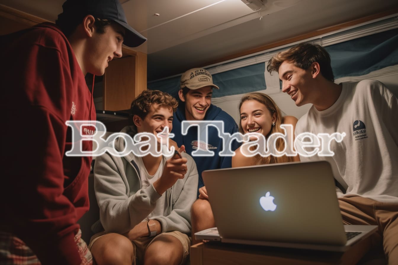 Boat-Trader-friends-shopping-online