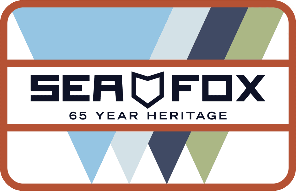 sea-fox-orange-frame-blue-font-new-fox-head-logo-white-bg-on-crest