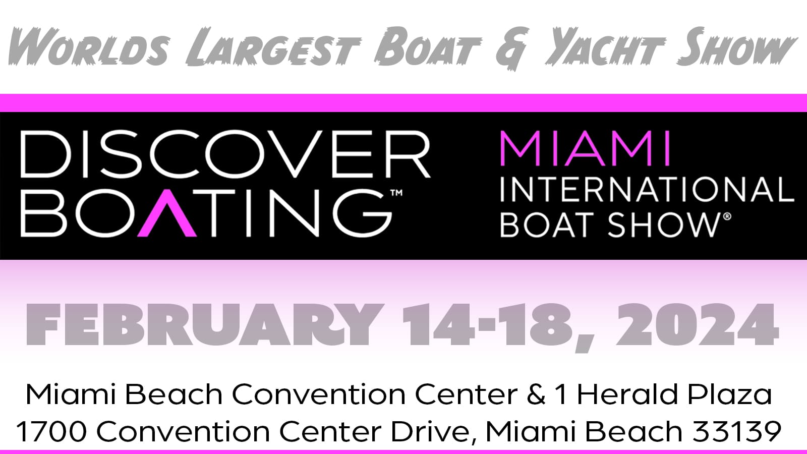 Miami Beach International Boat Show Banner Image