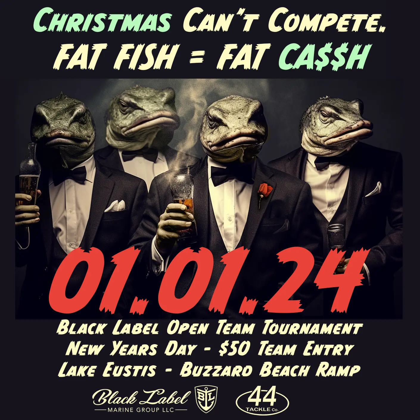 christmas cant compete square BLMG NYD24 Bass Tournament