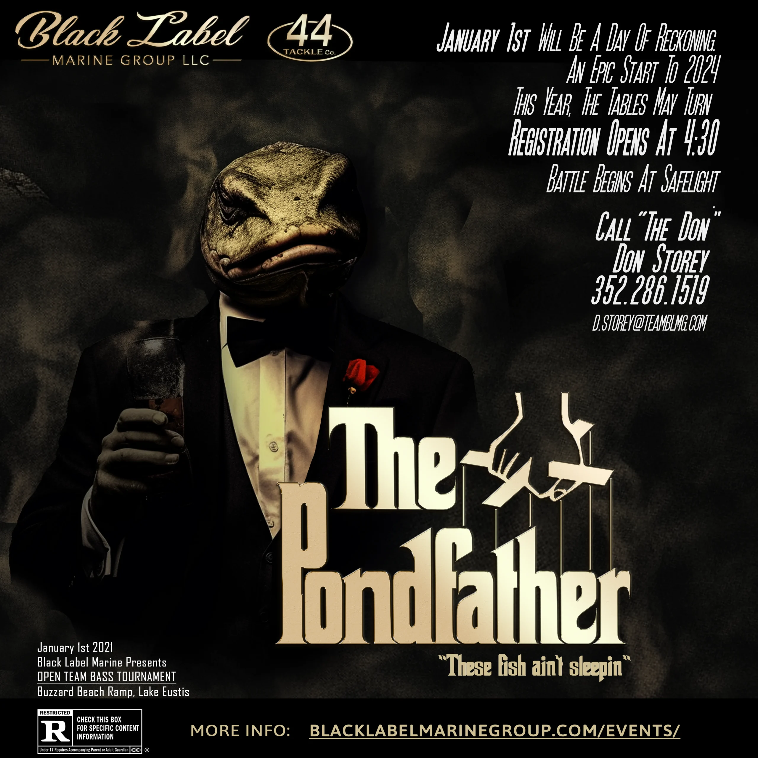 The PondFather Movie Poster BLMG NYD24