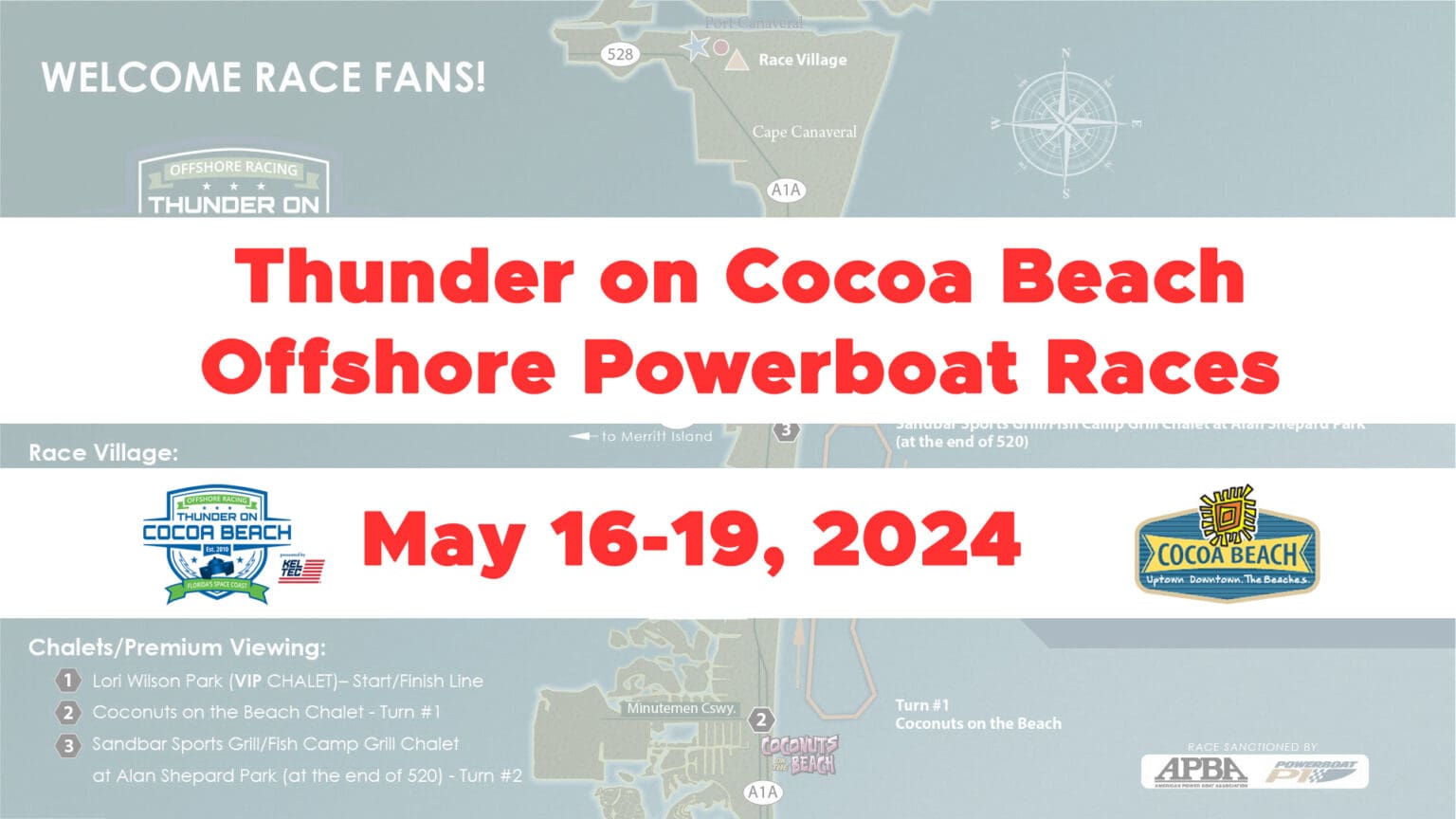 Thunder on Cocoa Beach Offshore Powerboat Races 2024