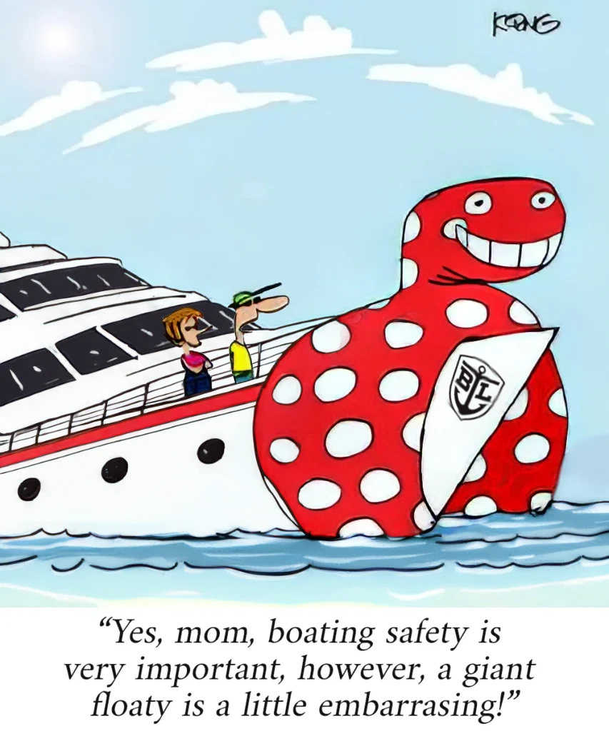 boating-safety-floaty-newspaper-comic-kong