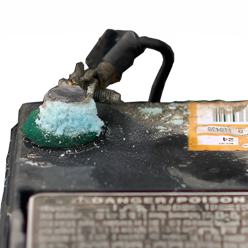 corroded battery