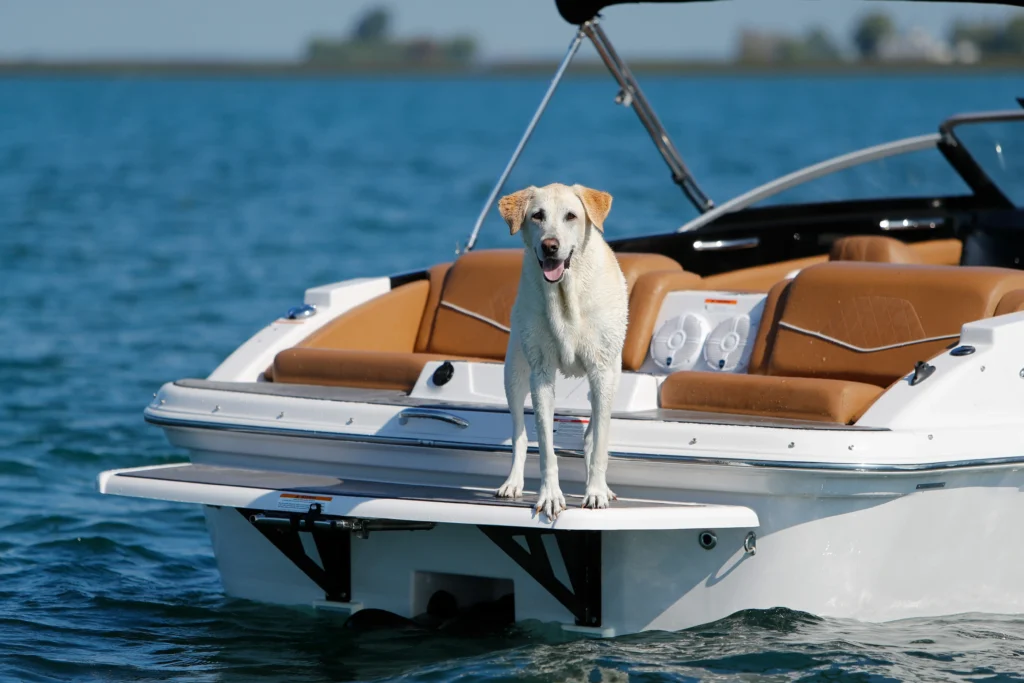 boating dog