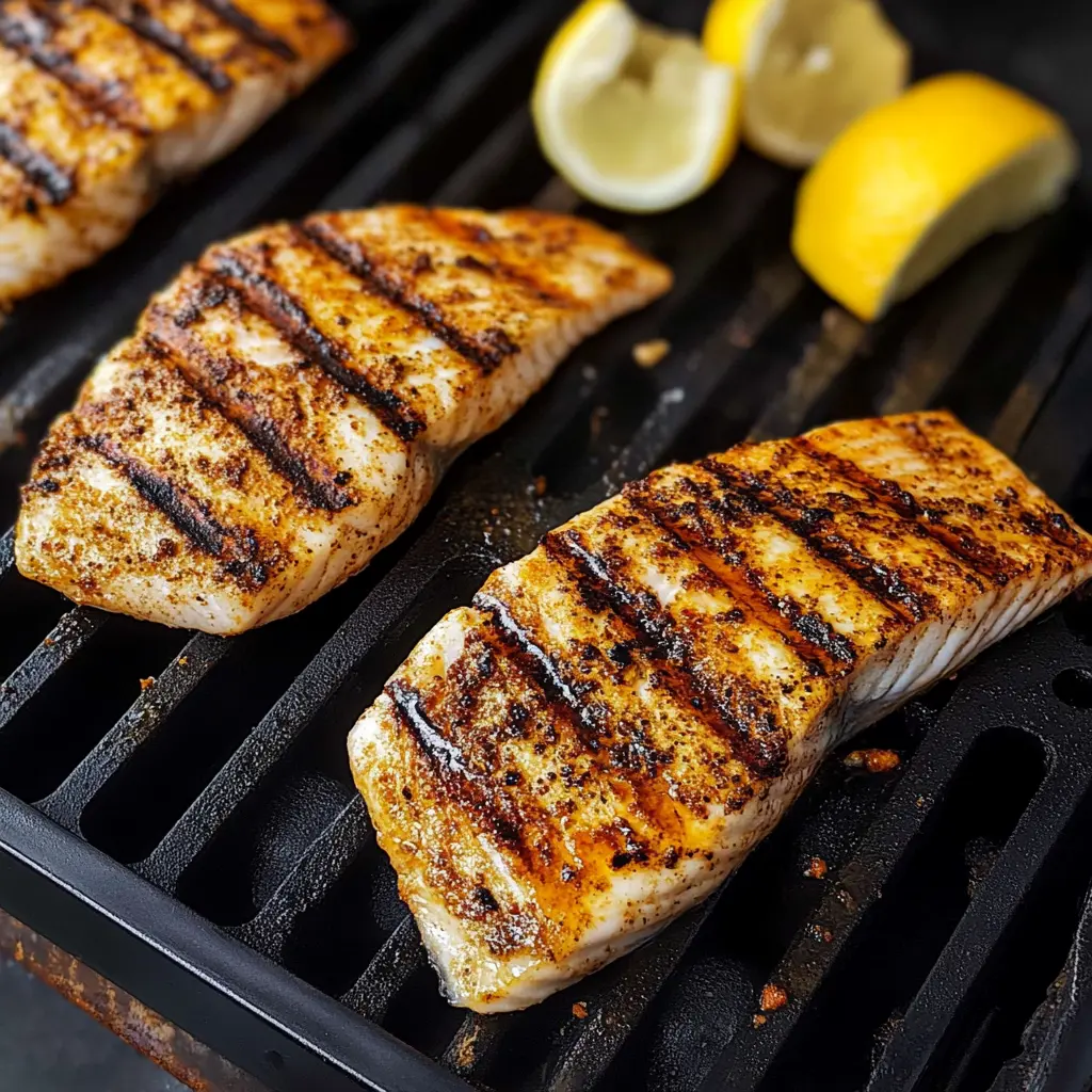 grilled red snapper fillets