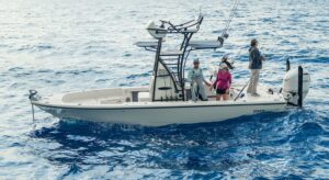 center console boat tower